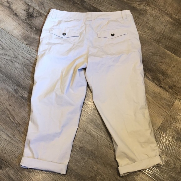 DKNY Jeans Beige Ankle Pants - Picture 3 of 10